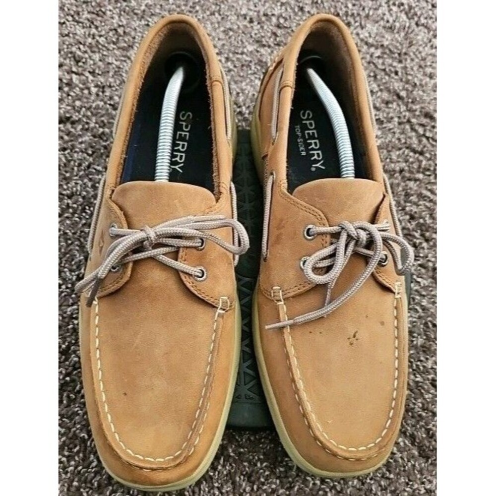 SPERRY 0777924 Leather Top Sider Men’s US 13  Lanyard 2 Eye Boat Shoe